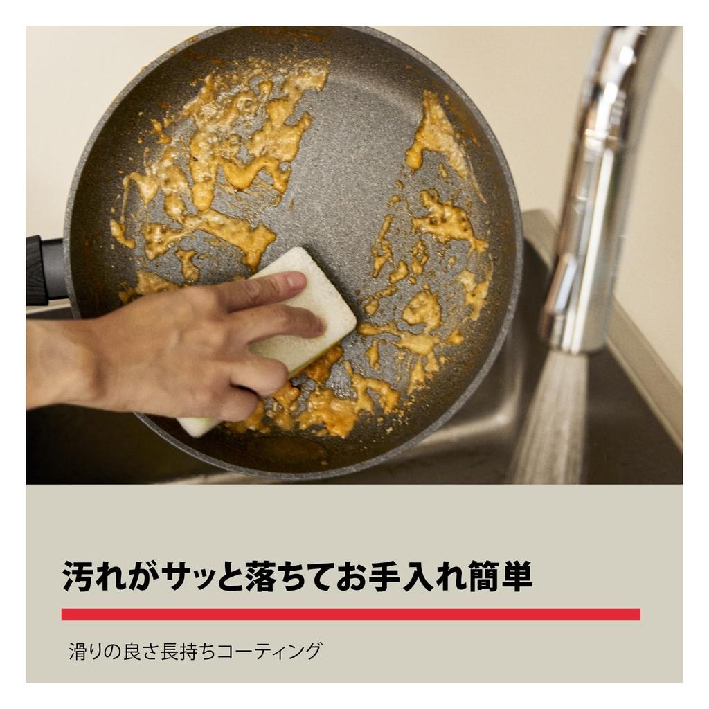 Ballarini Frying Pan 28cm Made In IH Compatible Granitium 5 Layer Coating Japanese Catania "Catania Italy" [Authorized Product] Z1032-038
