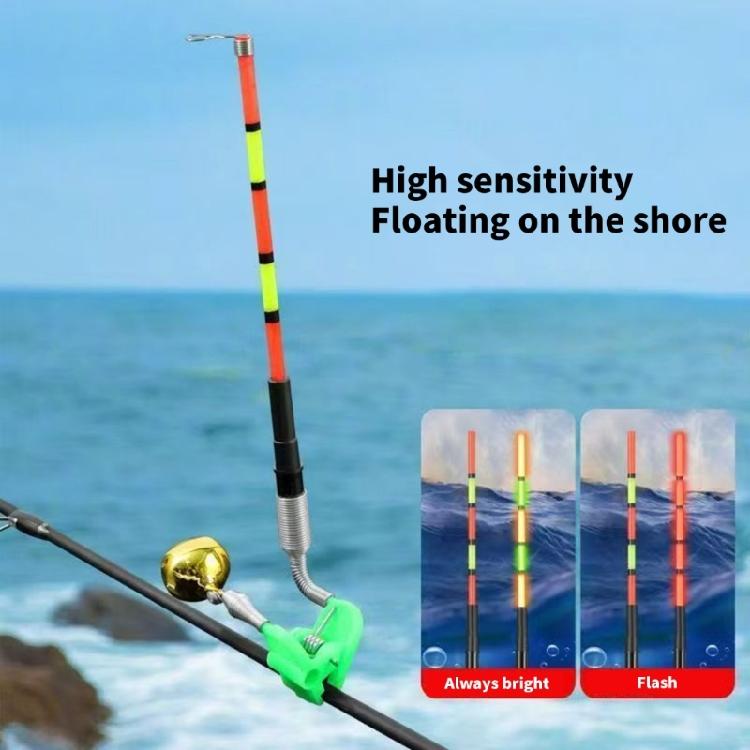 Sensitive Fishing Line Vibration Detectors Fishing Rod Lighting Stick Bites Alarm Float Tackle Electronic Poles Lamp