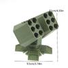 1Pc Plastic Missile Shaped Pen Holder Creative Anti-aircraft Missile Launcher Pen Stand Desktop Organizer Home Office Decoration