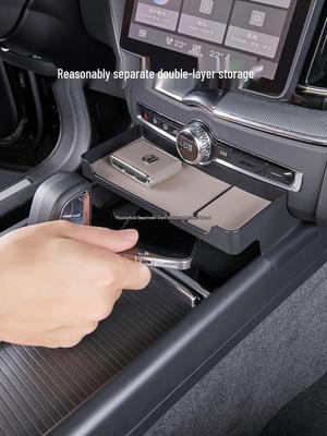 Volvo XC60/S60/V60 Under-Screen Center Console Storage Organizer