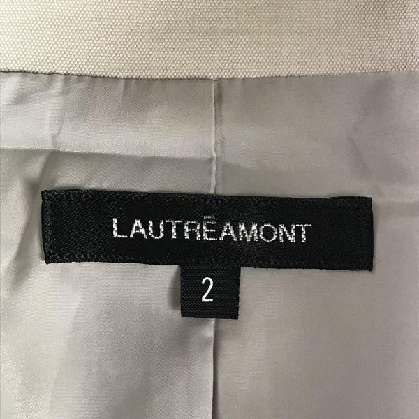 Japan LAUTREAMONT Blazer Jacke Damen M Hellgrau Made in Japan(GEBRAUCHT)