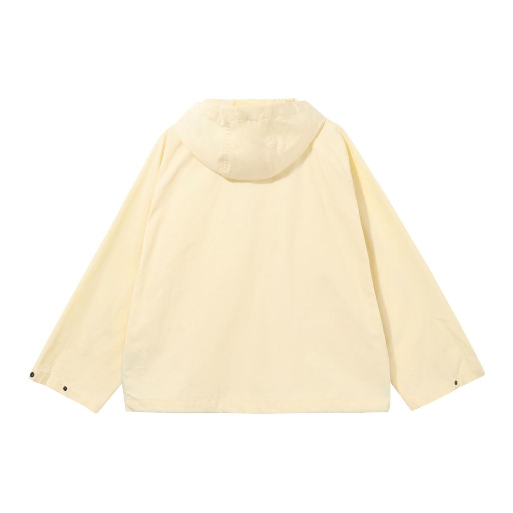 Nike Windproof Loose Two-In-One Hooded Jacket Women Jackets Beige DD4661-715