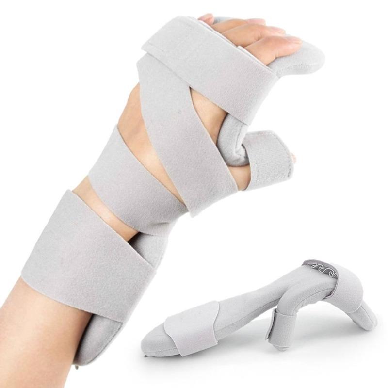 Verstellbare Schlaghandgelenkstütze mit Fingerseparator für Arthritis, Tendinitis, Rehabilitation, Handgelenkauflage, Handschiene