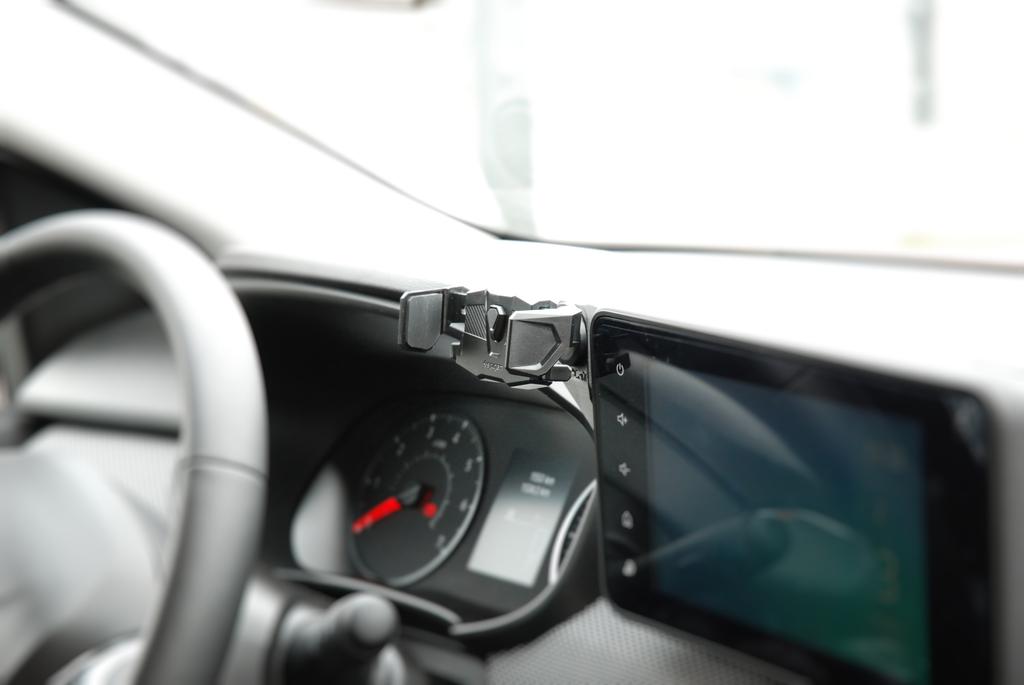 Suporte de telefone automático para dacia sandero 3, jogger, logan 3
