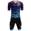 Mens Triathlon Cycling Suit Set Road Mountain Bike Running Roller Sports Performance Wear