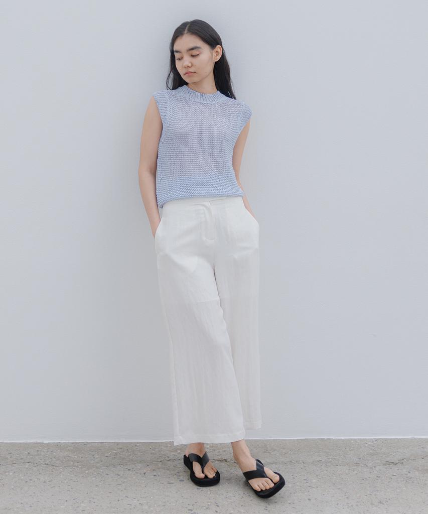Mohe Tailored Cropped Trousers _ Oat