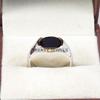 Black Onyx Oval Cut Gemstone With 925 Sterling Silver Ring For Men's #A829 JL375666929343
