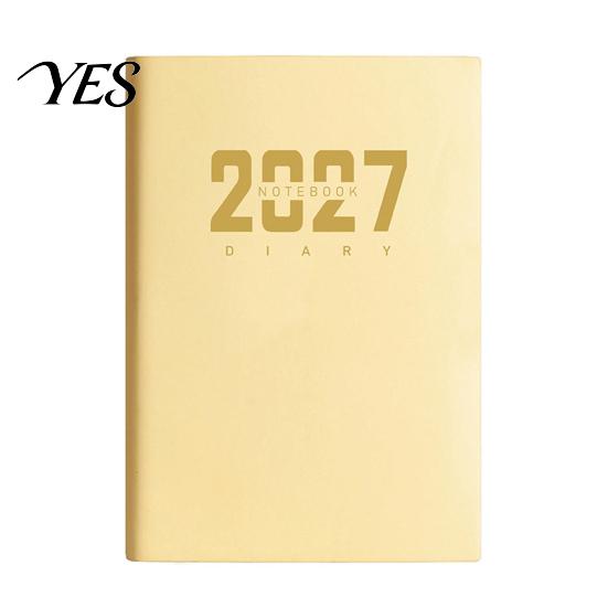 Foreign Trade Business Planner 2027 A5 Daily Planner, 365 Day Time Management Schedule Notebook Portable Agenda for Work Study, Imitation Leather
