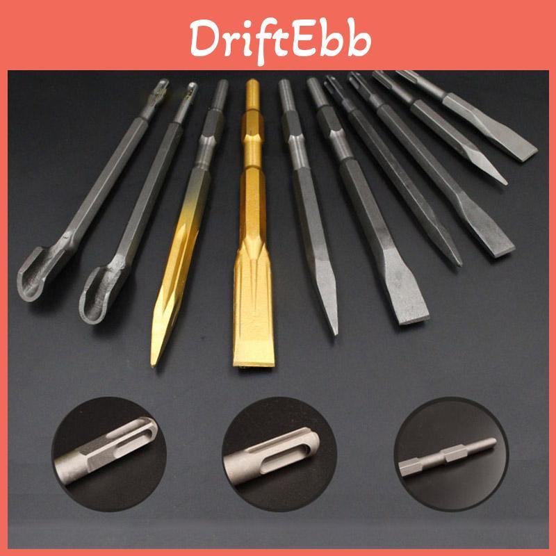 Versatile Rotary Hammer Chisel Bits Set With High Strength Chrome Molybdenum Alloy-steel