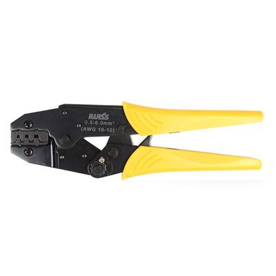 IWISS Yazaki Dynamic Crimpzange für Rundsteckhülsen sq HS-03BC Ratschen-Typ (0,5-6,0 mm)