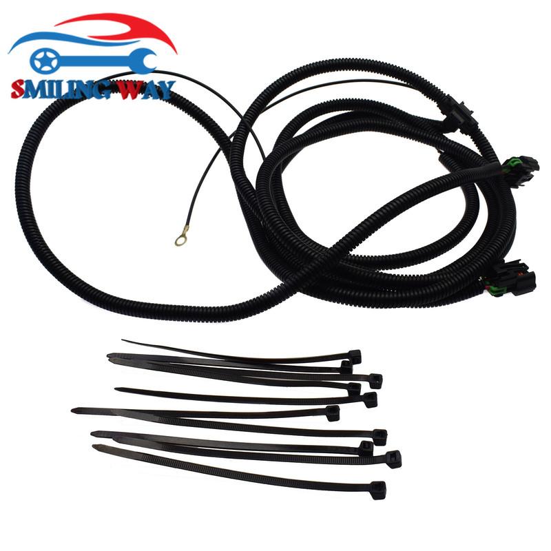 Fog Light Wiring Harness Connector Plug Wire Cable For Cadillac Escalade GMC Chevrolet Silverado Suburban Sierra Tahoe Yukon