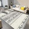 Living Room Carpet Moroccan Bohemian Lines Vintage Nordic Style Living Room Carpet Bedroom Bed Carpet