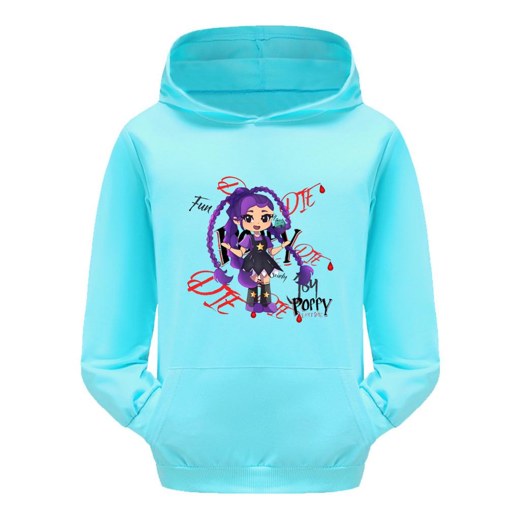 5593 Kids Girls Lily Lovebraids Print Casual Long Sleeves Hoodies Puterwear Street Hoodie