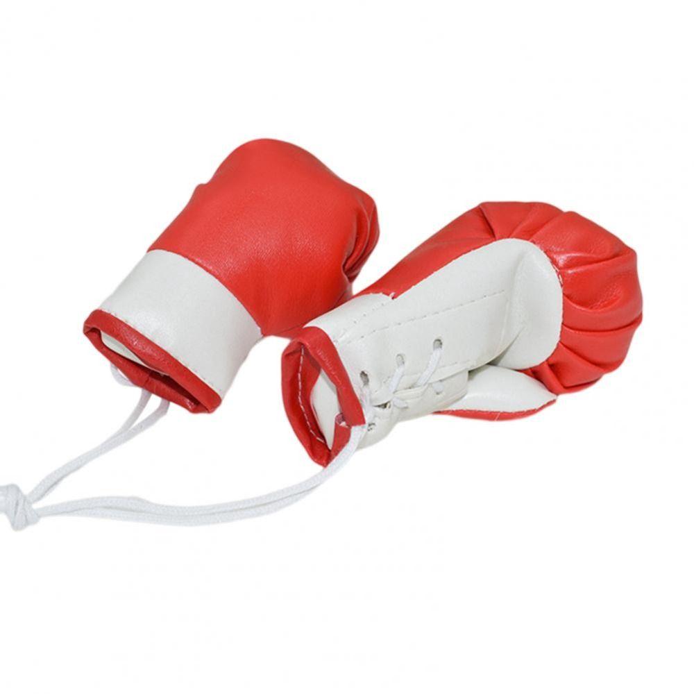 1 set Easy to Hang Boxing Gloves Pendant Waterproof Miniature Punching Gloves  Gym bag