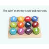 Baby Montessori Wooden Toys Color Direction Sensory Board Arrow Matching Game Logical Thinking Training Educational Blocks Toys