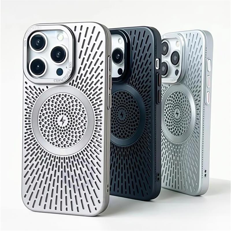 Pouzdro z tvrdého PC odvádějící teplo pro iPhone 16 13 12 Pro Max Magnetické pro Magsafe Funda Pouzdra na telefon pro iPhone 15 14 Pro Max Kryt
