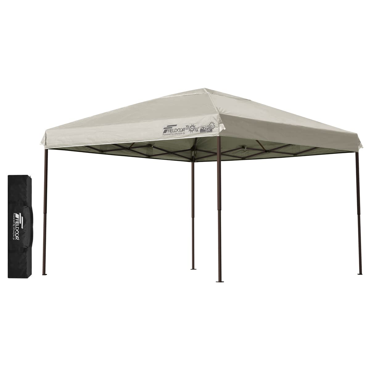 

FIELDOOR Простая в установке брезентовая палатка G03 Увеличенное количество стоек крыши до 8 Множество дополнительных деталей, продающихся отдельно Высокая водонепроницаемость Серебряное покрытие