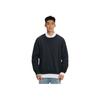 UNIQLO Round Neck Solid Color Long Sleeve Sweatshirt Unisex sweatshirt Black 444966-69