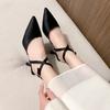 Fashion Pointed Toe Women High Heeled Sandals Sexy Elegant Shoes Fashion Summer Woman Pumps 2025 Luxury Designer Zapatillas De Mujer