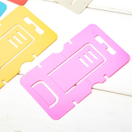5Pcs Lazy Plastic Foldable Card Mobile Universal Portable Phone Stand Holder