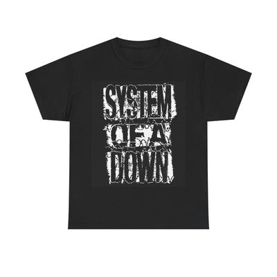 System of a Down TShirt Metal Band Tour Rock Concert Unisex Heavy Cotton Tee