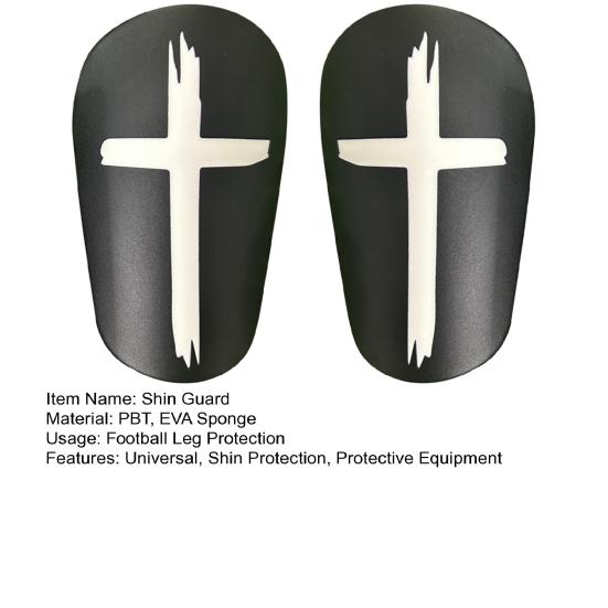 1 Pair Mini Soccer Shin Guards Anti-slip Kids Teens Adults Soccer Players Miniature