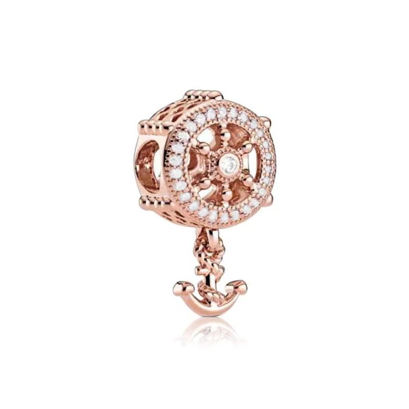 Rose Gold Multiple Series Charm Beadpendantapplicable To Original Plated Rose Gold Jewelry & Diy Making Fine Gift
