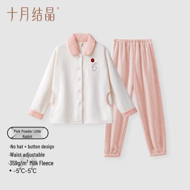 Maternity Winter Coral Fleece Homewear Set