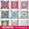Home Decor Exquisite Ethnic Pattern Digital Printed Pattern Cushion Cover Suitable For Sofa Bedroom Car Pillow Cover