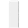 Wall Mounted Glass Cabinet LUCCA Grey Sonoma 80 X 31 X 80 Cm