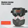Auto Darkening Welding Helmet Welder Protector Helmet Detachable Welding Mask Head-mounted Breathable Welding Protector Helmet