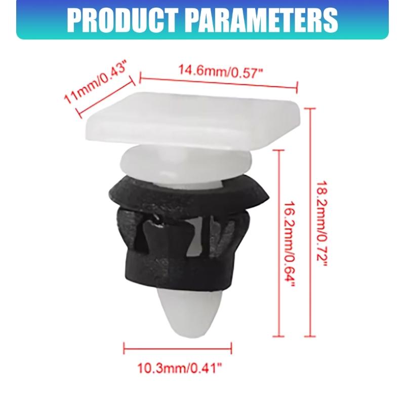 Automotive Accessories for Vehicle Car Door Moulding Clips Grommets 191853577A Door Sill Scuff Plate Panel Trim Clips