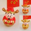 Creative Cute God of Wealth Ornament Cartoon Resin New Year Tumbler Funny Blessing Fortune Desktop Decoration Spring Festival