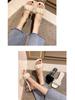 Women's Summer 2022 Crystal Chunky Heel Square Toe Sandals