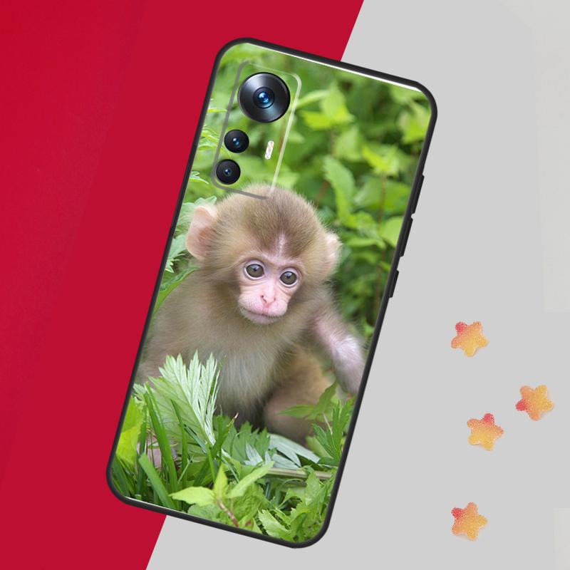 Cute Baby Monkey Animal Case For Xiaomi 14T 11T 12T 13T 15 Pro 13 14 Ultra Cover For POCO F7 F5 F6 X3 X5 X6 X7 Pro