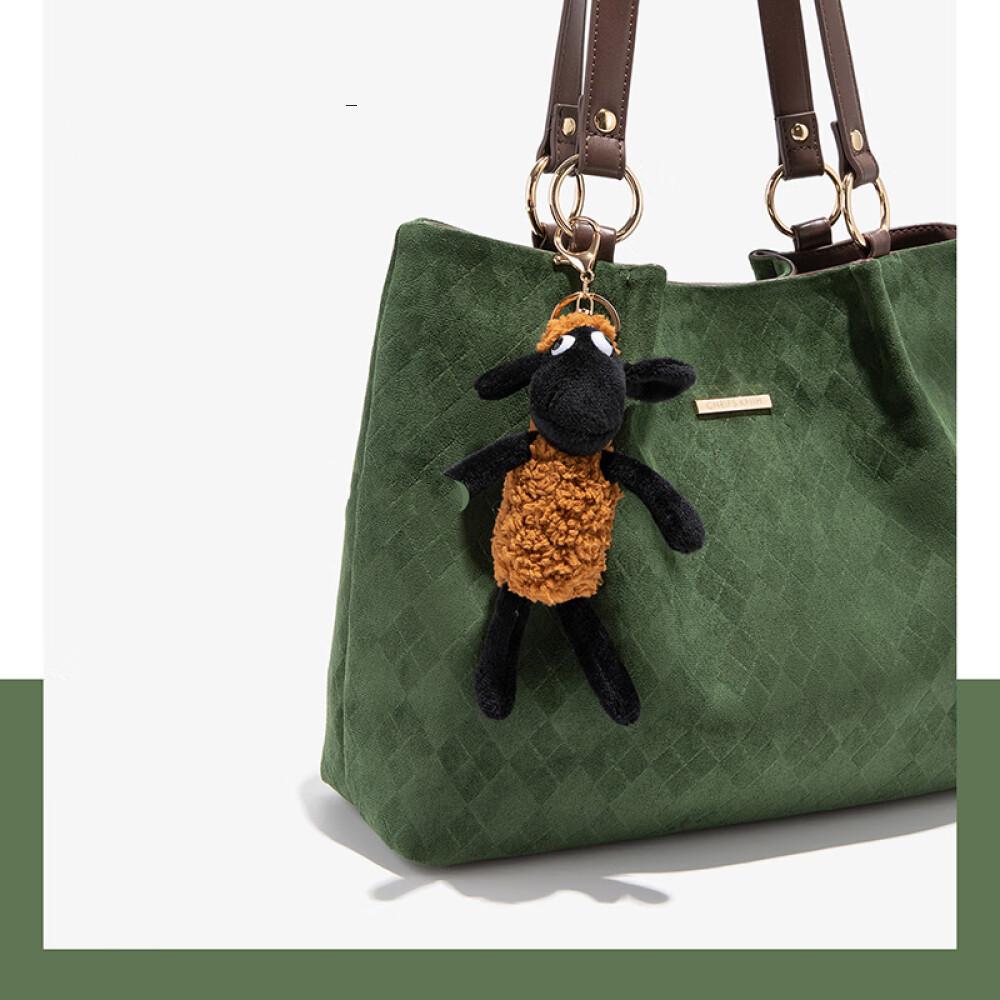 Легкая роскошная сумка на плечо, пригородная сумка-тоут, большая вместительная женская сумка-тоут премиум-класса, длина 30 см, высота 26 см, ширина 10 см зелёный