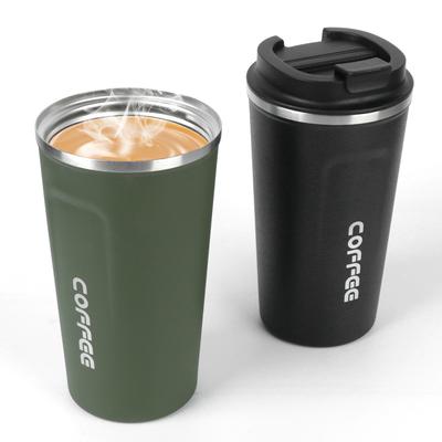 Coffee Mug Car Thermos Mug 380/510ML Leak Proof Travel Thermo Cup for Tea Water Coffee Double Stainless Steel