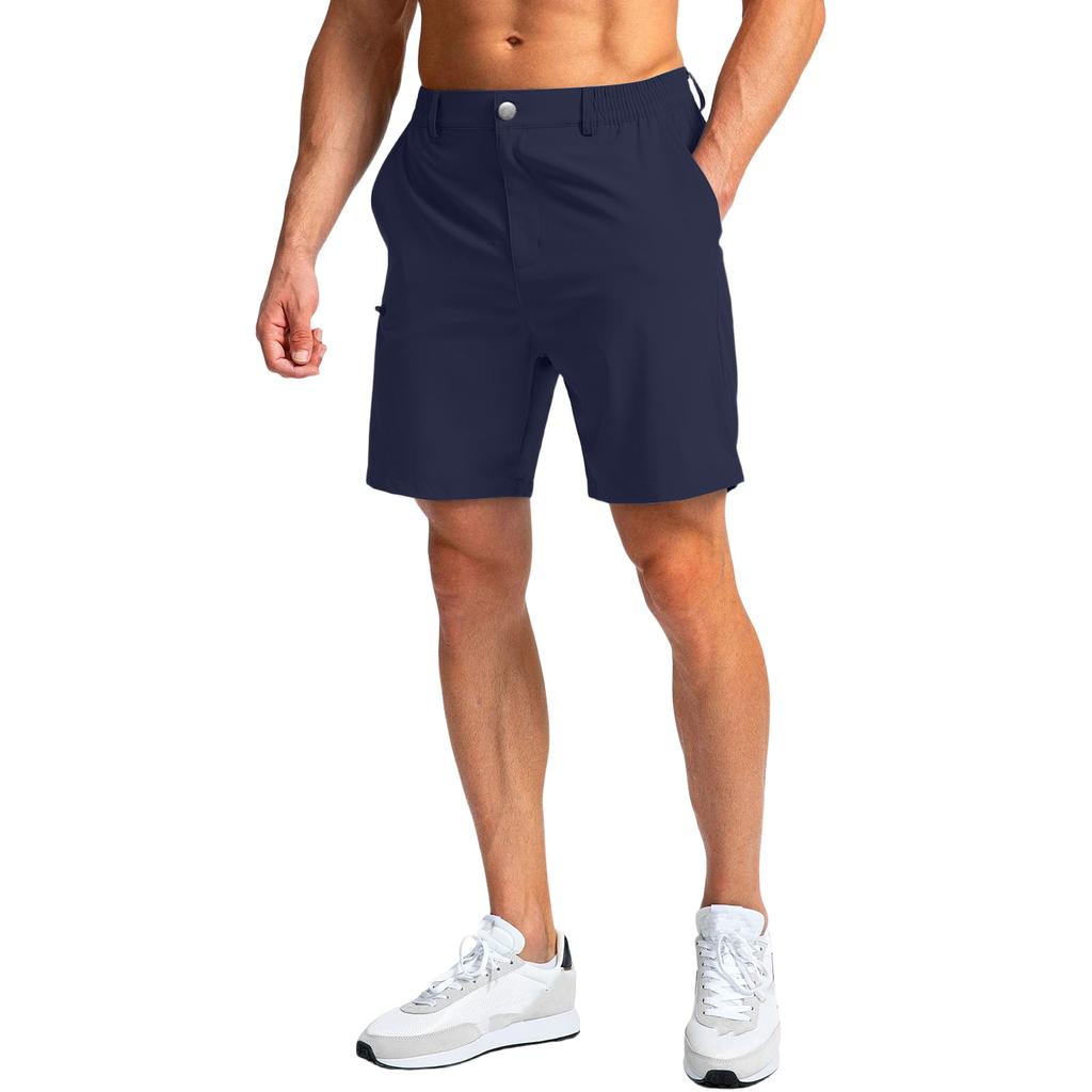 Herren locker Freizeit Sport Reißverschlusstasche Gerade Fünf Jacke Shorts