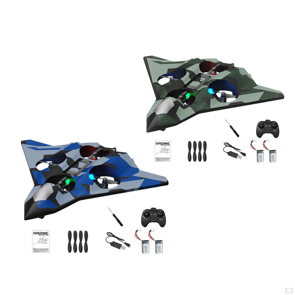 Foam Remote Control Airplane Fighter Jet Model Roll Gifts for Kids Boys Portable Lightweight Hobby