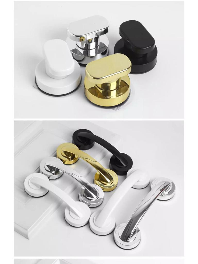 Self-Adhesive Suction Cup Glass Door Handle for Sliding Doors, Cabinets, Drawers, Wardrobes, and Refrigerators