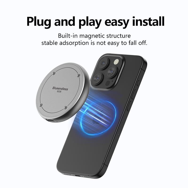 Magnetické M.2 2230/2242 NVMe SSD pouzdro Magsafe SSD pouzdro USB C 3.2 Gen2 až NVMe PCI-E pro iPhone 15 Pro Max ProRes MacBook