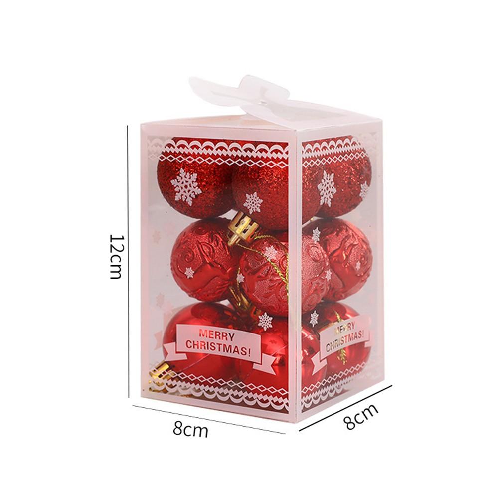 12 Stück Weihnachtskugel Weihnachtsdekoration Weihnachtsbaum Anhänger Ornament