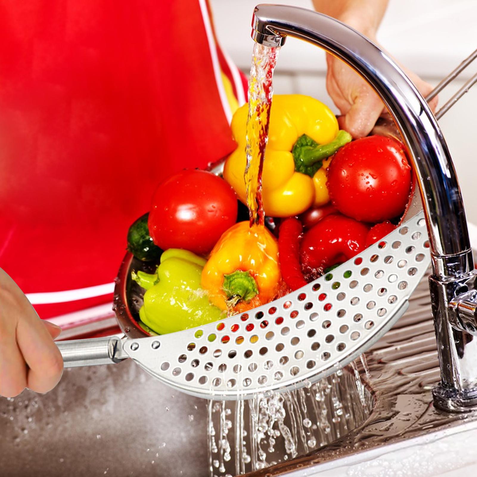 

Pan Strainer Colander Pot Strainer With Handle Insert For Cooking Noodles Steamers Colander Home Cooks Meal Prep Pasta Salad China Mainland