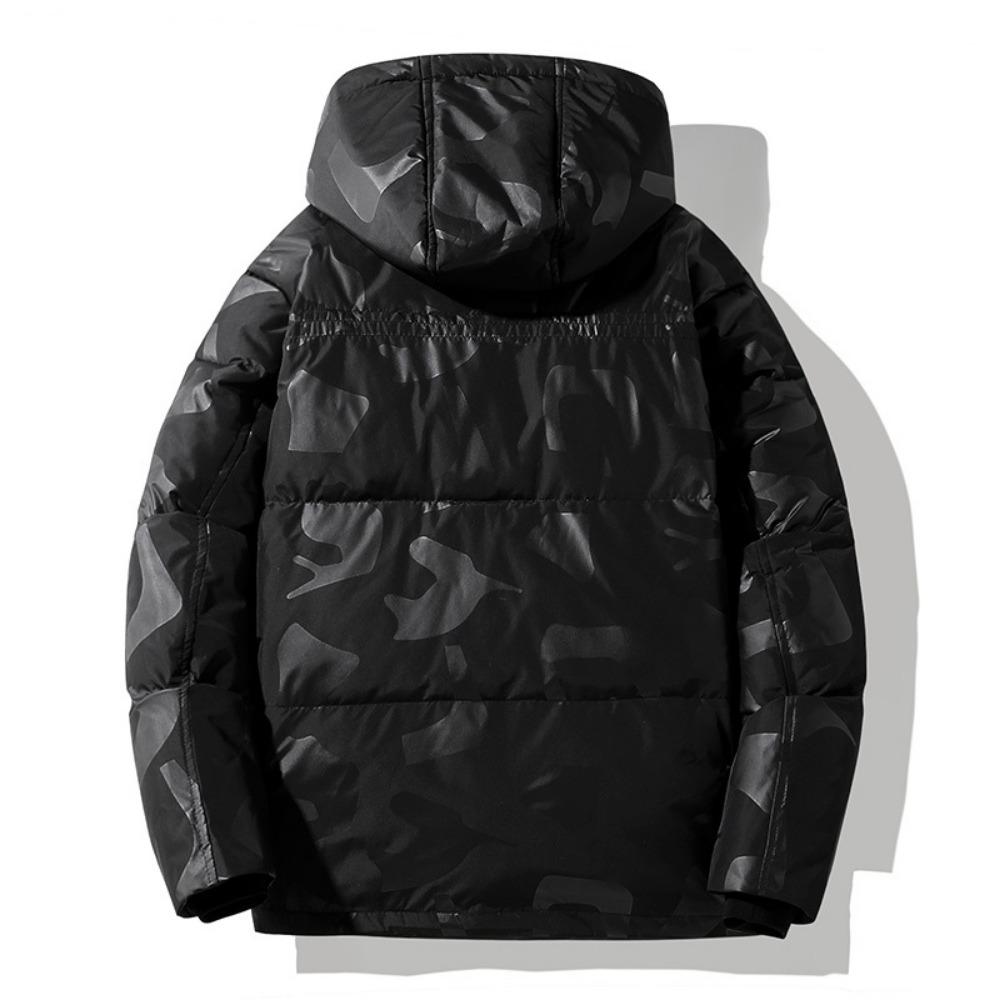 Casual Jacket Autumn and Winter New Hooded Down Men's Loose Bread Clothes