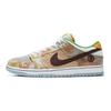 Jason Deng x Nike Dunk Low Pro SB Street Hawker Unisex Sneaker Mehrfarbig Kupfer Hell-Silber CV1628-800