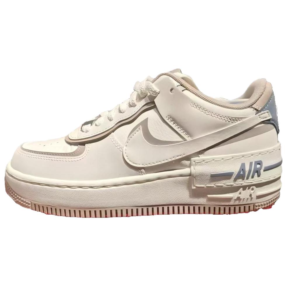 Nike AF1 Shadow Comfortable Soft Sneakers Women Sneakers Beige IO7594101