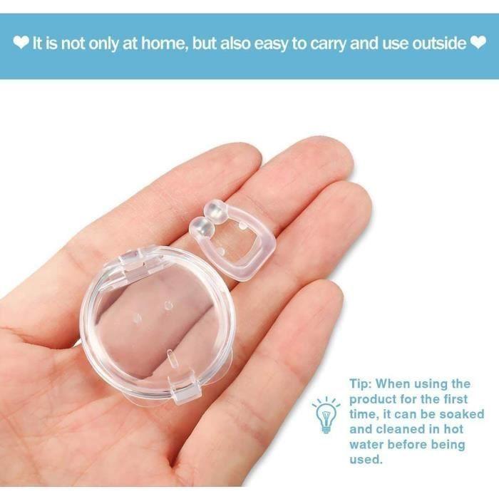 Magnetic Anti Snoring Nose Clip, Snore Stop Anti Snoring Device Stop Snoring, Stops the Snoring of