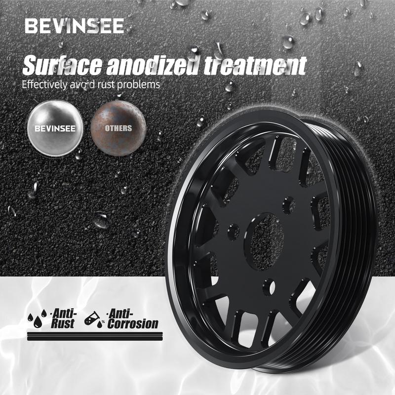 For BMW M52TU M54 Power Steering Pulley, for BMW E46 E39 E36 E38 325i 328i 525i 528i, X5 E53, Z3, Replace for 32 42 1 740 858