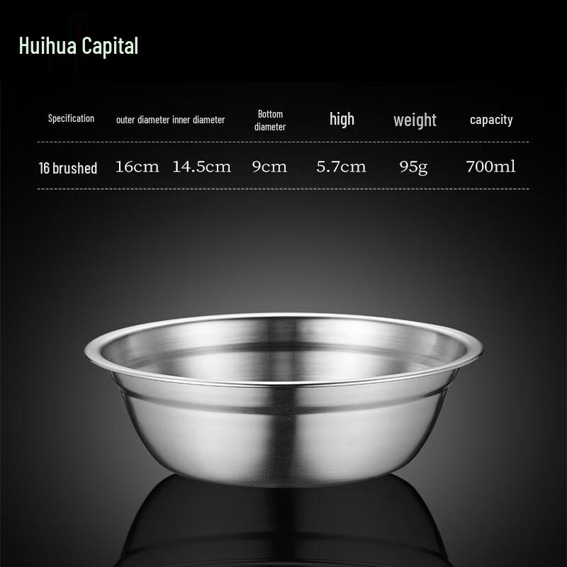HUIHUADU 304 Stainless Steel Multipurpose Bowl