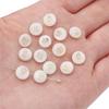 Natural Shell Double-Sided Hot Stamping Flat Round Beads For DIY Necklace Bracelet Earrings Jewelry Making